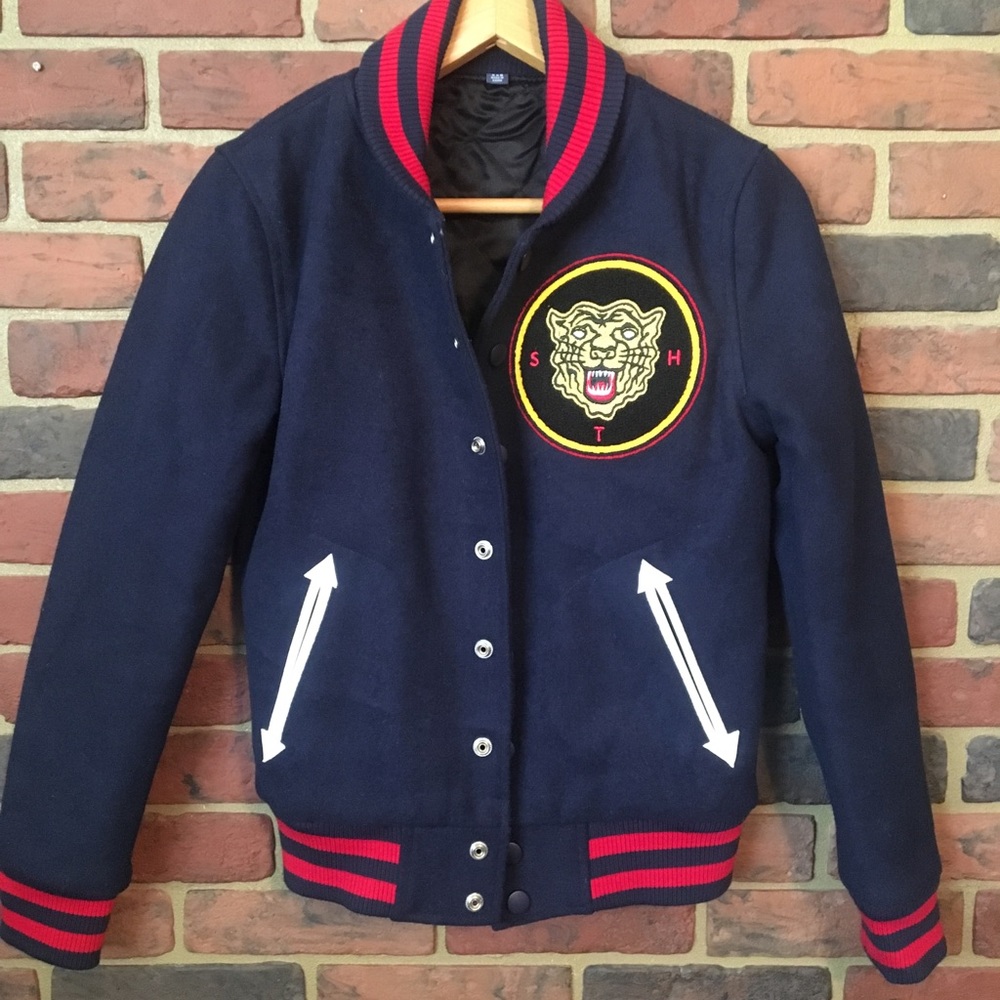 Straight To Hell Varsity Jacket Tiger Mob